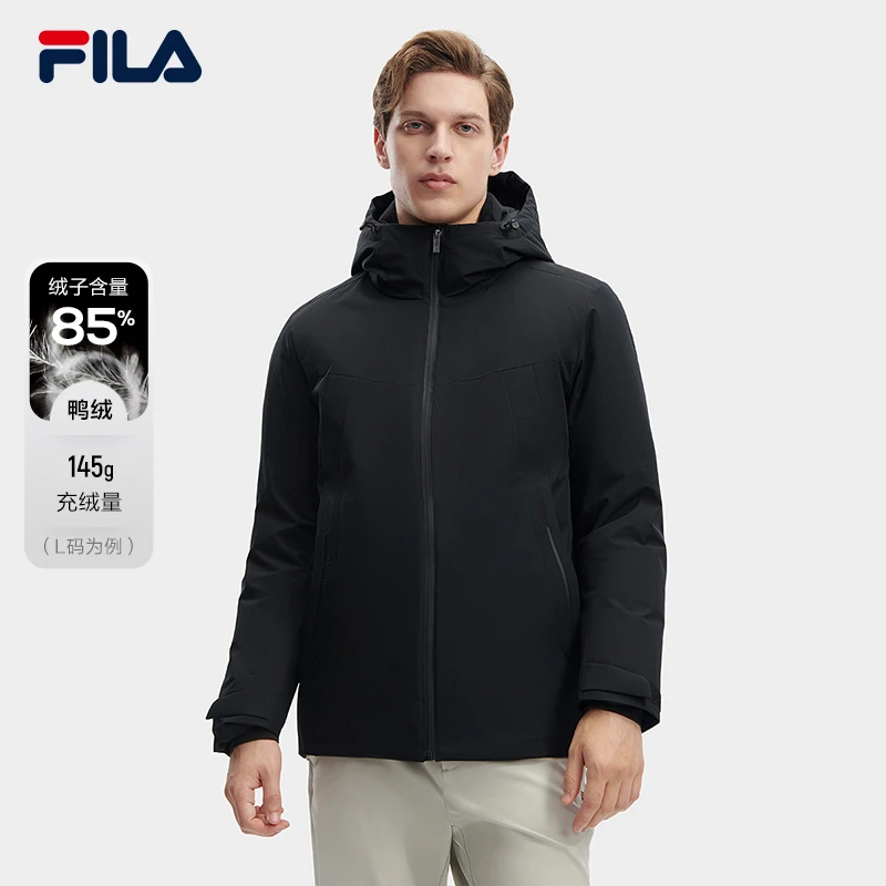 Fila/斐乐男士羽绒服【简约通勤保暖】冬季时尚商务百搭F11M342903F
