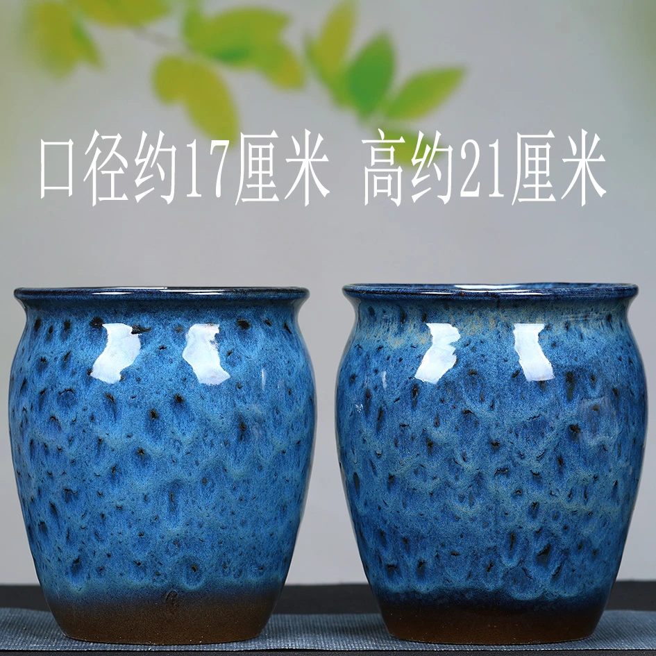 特价有孔多肉花盆粗陶多肉植物法师紫砂兰花陶瓷大号陶罐法师花盆