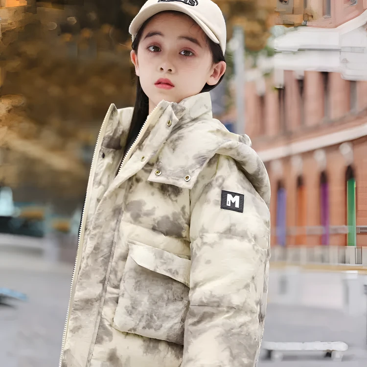 反季男童女童保暖羽绒服2335