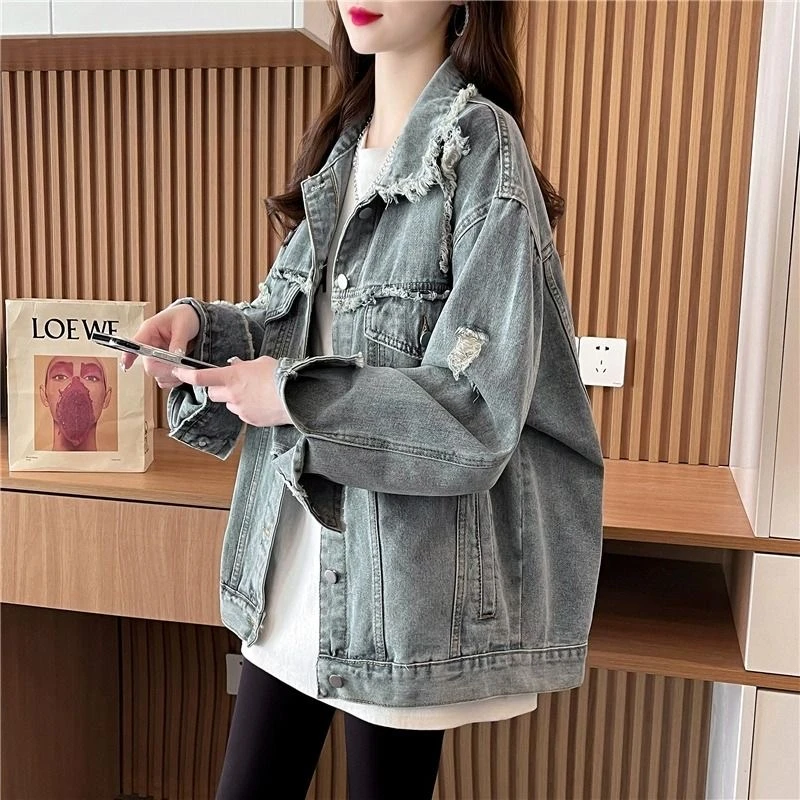 婷婷-牛仔外套直播过款