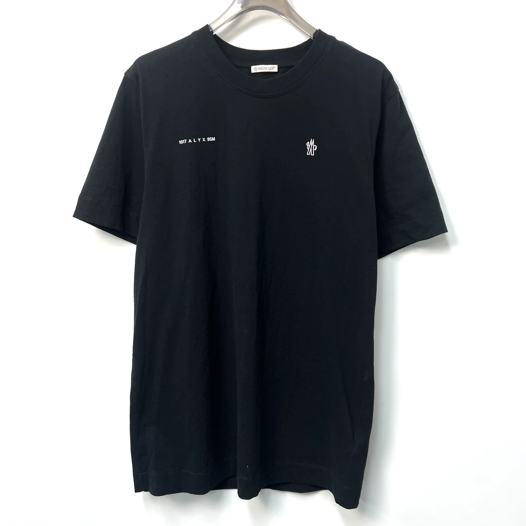 97新 Moncler/蒙口×1017 alyx 9sm联名拼接圆领短袖 M码/公价3450