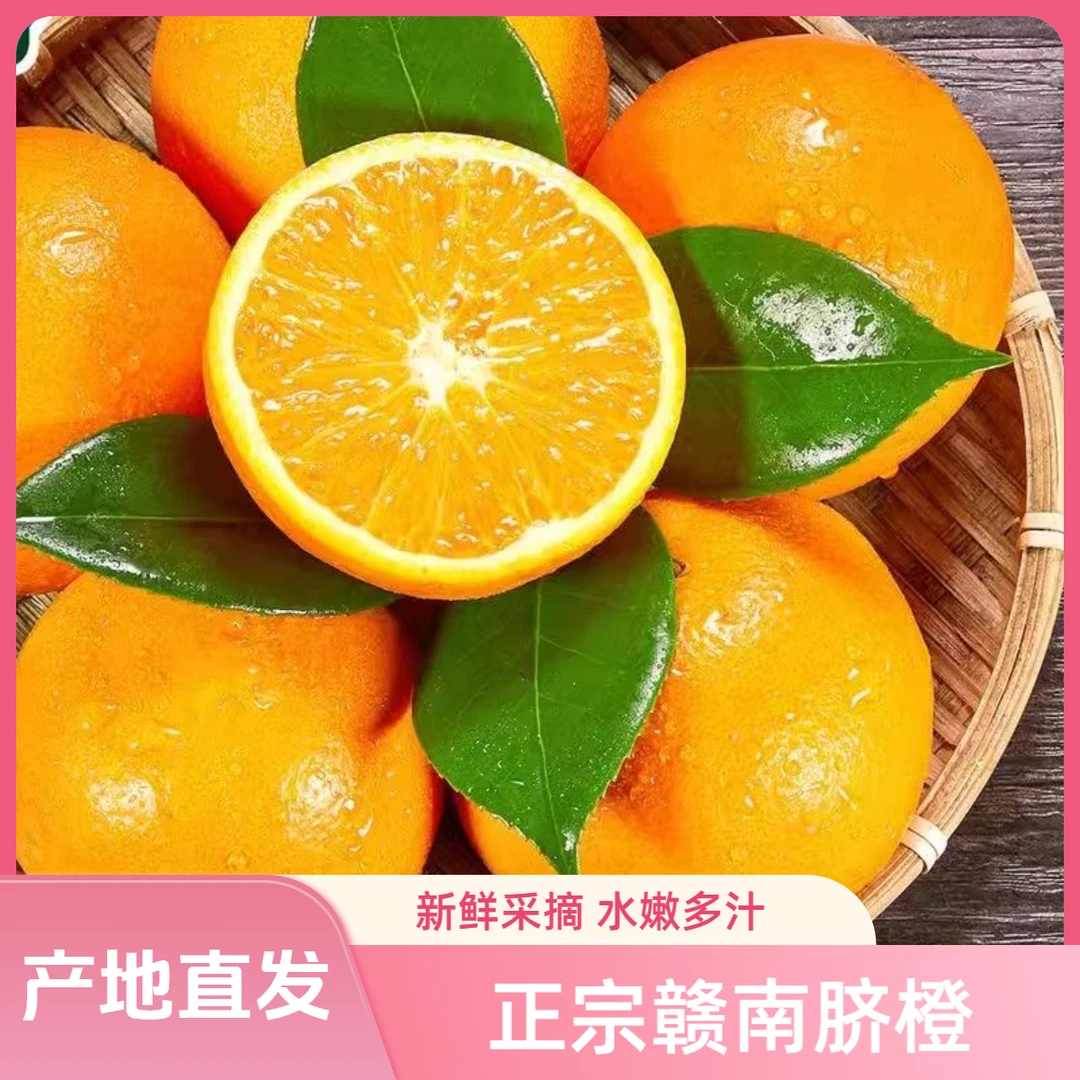 赣南脐橙正宗江西赣南脐橙 新鲜采摘 水嫩多汁 酸甜适中