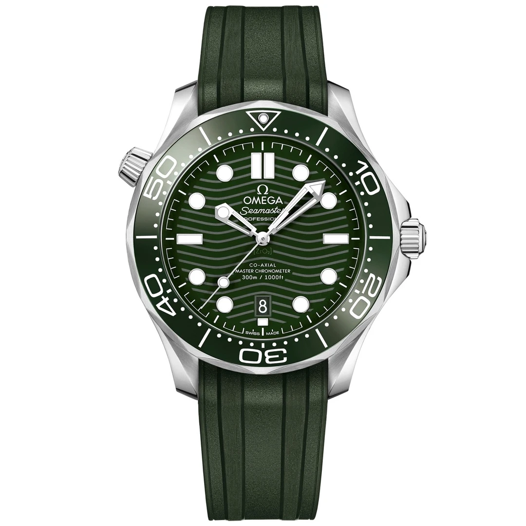 95新 Omega/欧米茄 名表专场/欧米茄海马300绿盘/42mm/23年