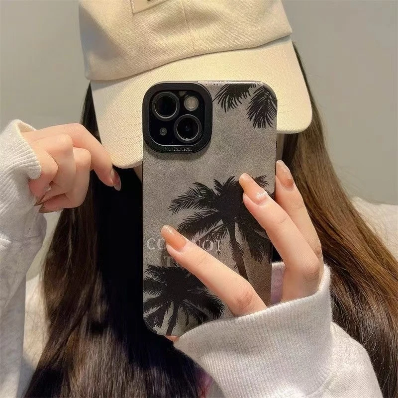 潮牌适用小米15pro手机壳14pro翻毛皮13秋冬note14红米k70/60软壳