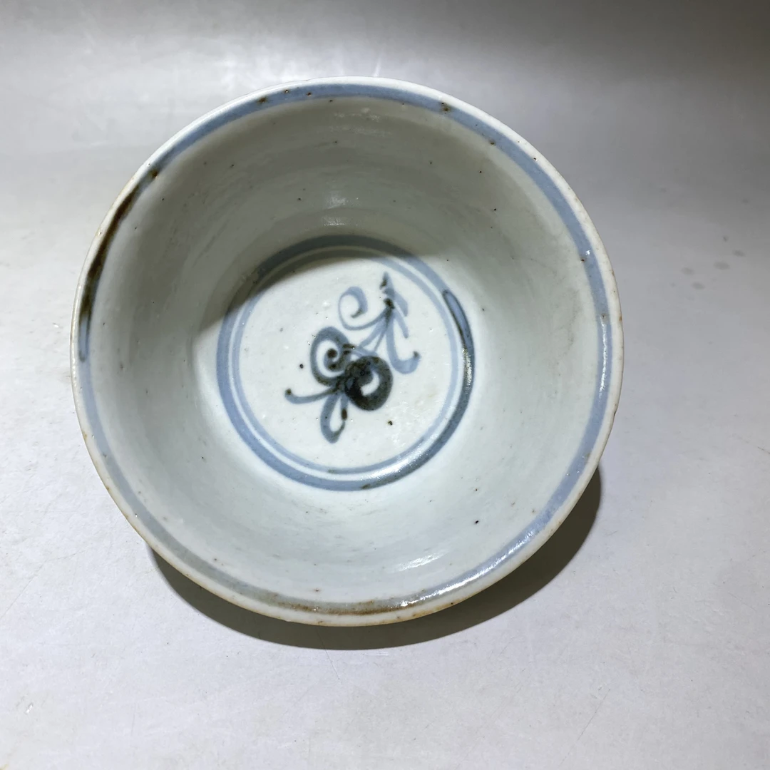 青花花卉纹小杯#717#