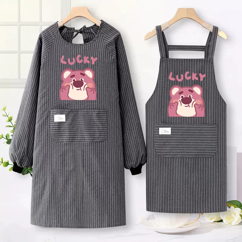 长袖围裙厨房家用防油罩衣女新款冬季2025爆款饭厨房女款防水厨房