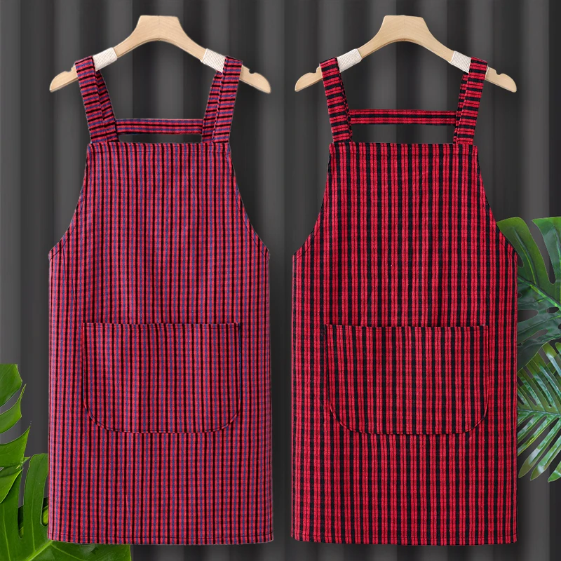 工作可爱围裙厨房家用2025新款网红纯棉上班夏季小熊女款防水厨房