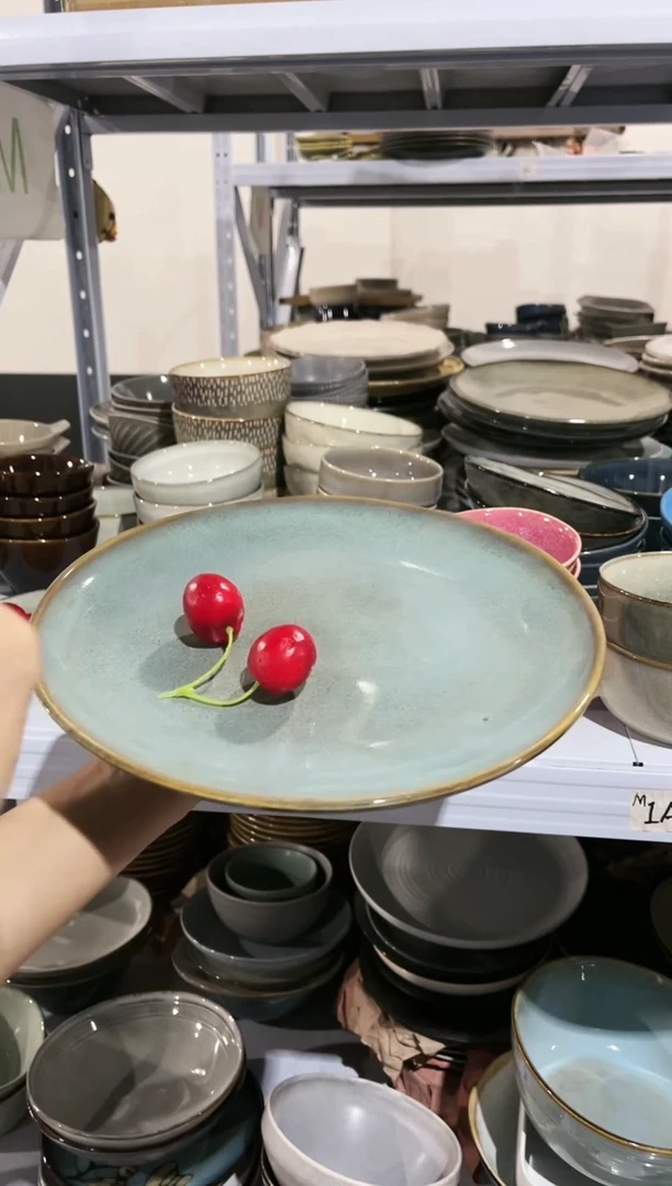 【闪购商品】瓷片外贸尾货微瑕满20包邮X C5D大盘