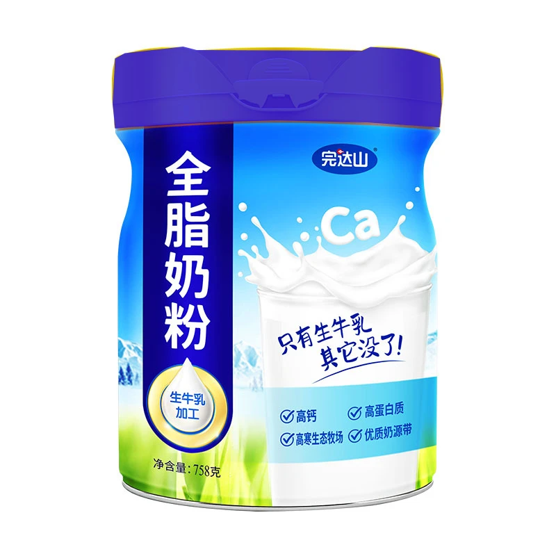完达山全脂奶粉758g生牛乳高钙高蛋白