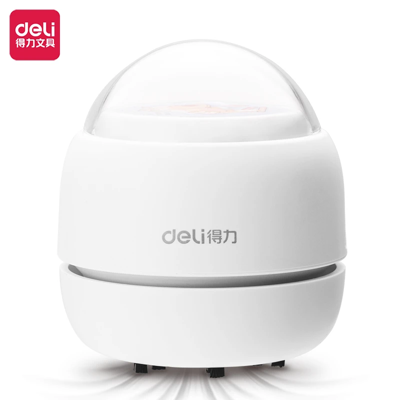 【颜色随发】得力电动桌面吸尘器