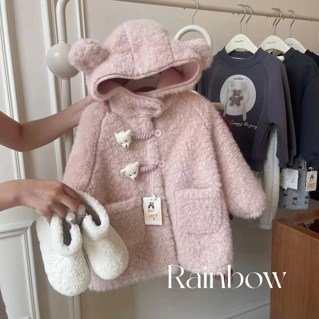 【Rainbow】「带拉链   特加厚」冬装外套-67004