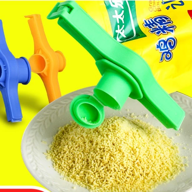 出料嘴封口夹密封夹食品夹子零食密封器封口条食品袋封口神器厨房