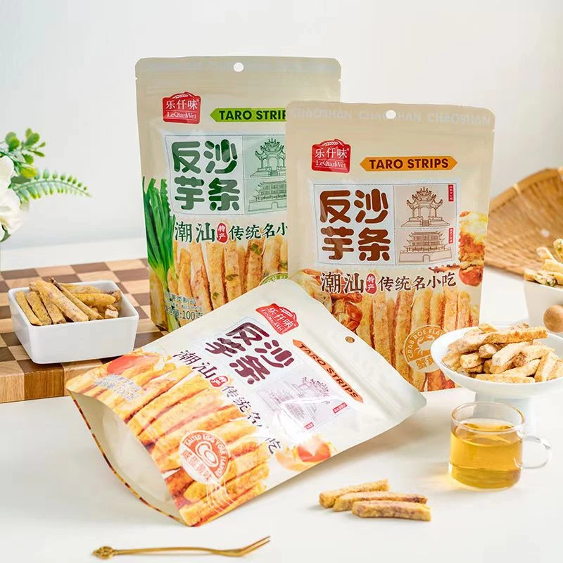 乐仟味反沙芋条咸蛋黄味100g潮汕特产休闲零食小吃蟹黄香葱味即食