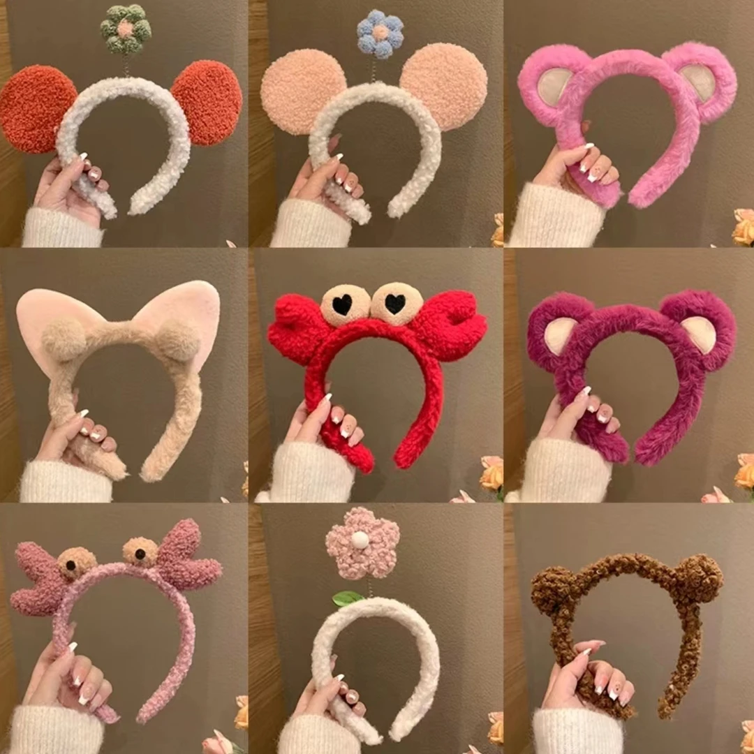 可爱卡通洗脸专用发箍网红敷甜美面膜化妆束发带简约头箍发捆