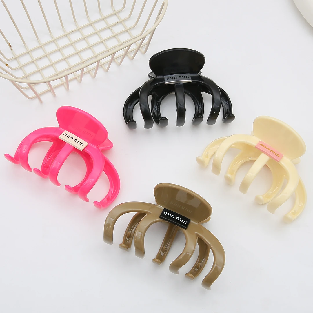 【玉希粉丝福利】网红字母抓夹多巴胺抓夹鲨鱼夹日常发卡韩版气质