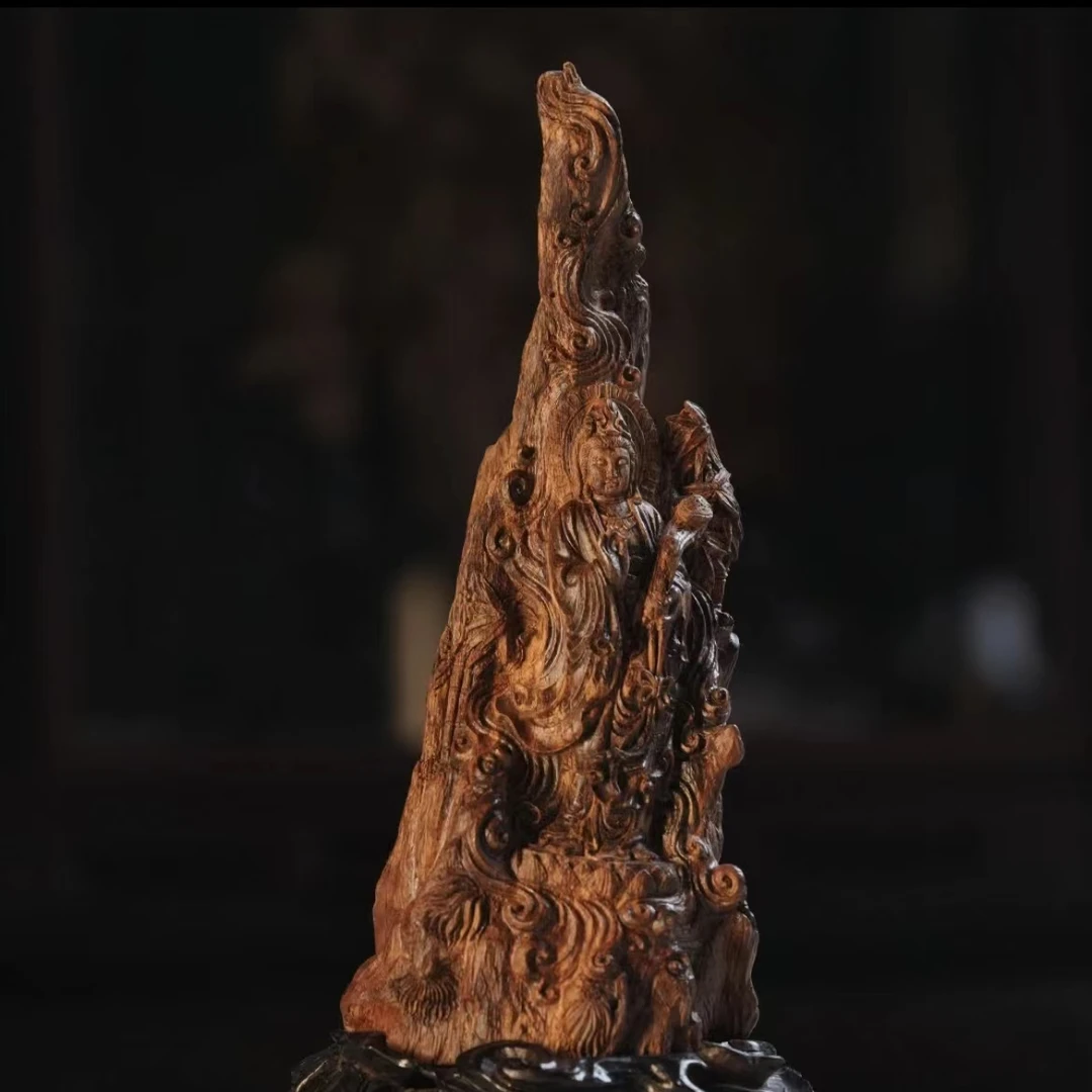 「劉香香」天然野生西马沉水沉香 如意观音