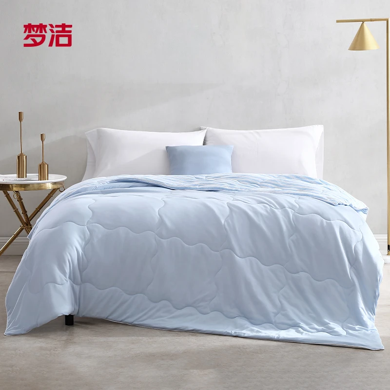 梦洁夏凉被空调被可机洗水洗凉感被子学生宿舍用夏被单人双人被芯