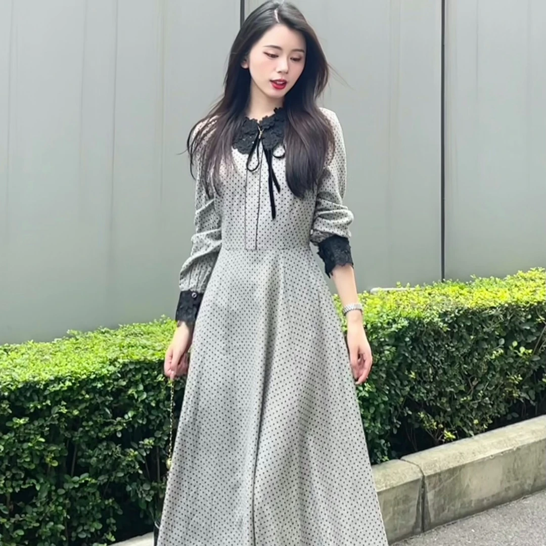 【秋羽念】秋冬哥弟【限定系列】收腰超显瘦连衣裙1500250