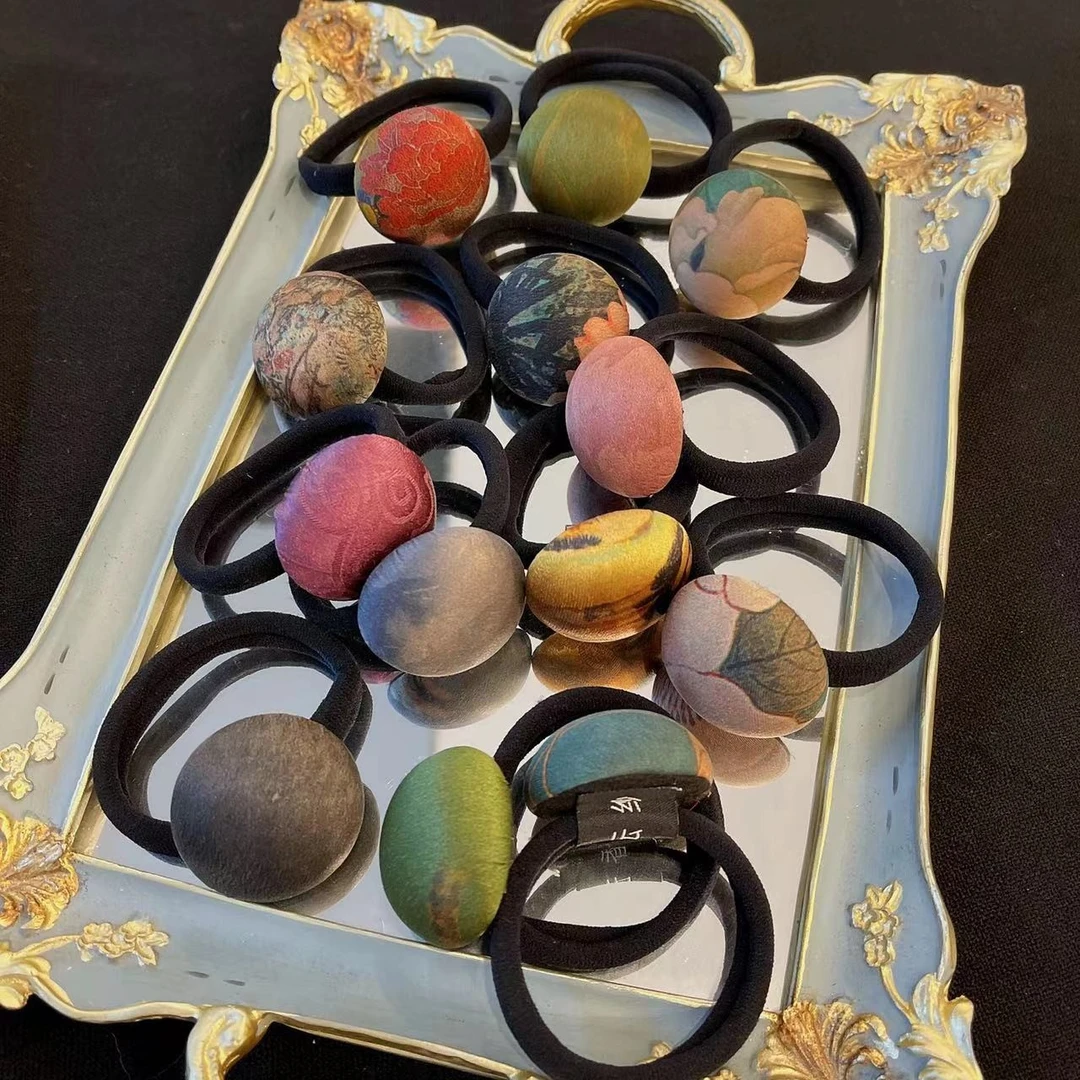 香云纱-老料发圈三个装！香云纱老料！随机三个装！