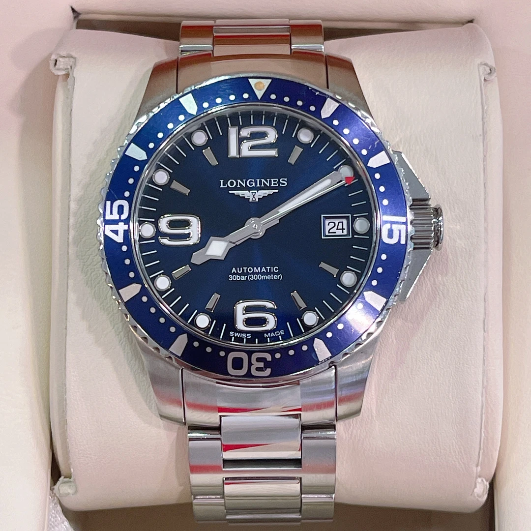 95新 Longines/浪琴 祥昌/浪琴康卡斯系列自动男表L3.741.4.96.6