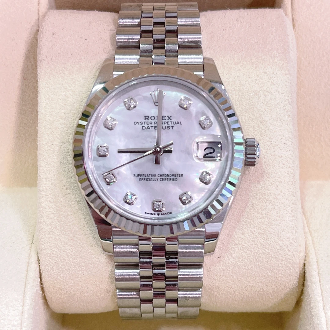 95新 Rolex/劳力士 祥昌/劳力士日志型贝母面自动女表278274