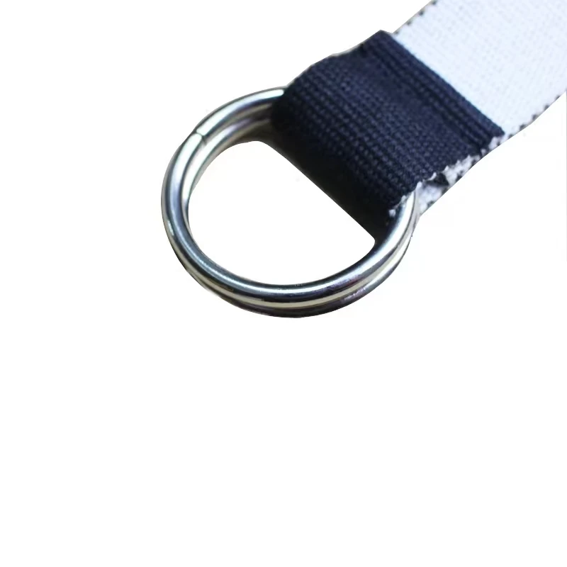 010 黑色复古纺织时尚百搭做旧裤带帆布圆扣皮带简约通用腰 带