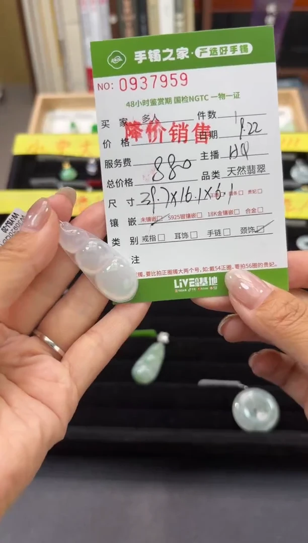 【闪购商品】翡翠颈饰未镶嵌多人