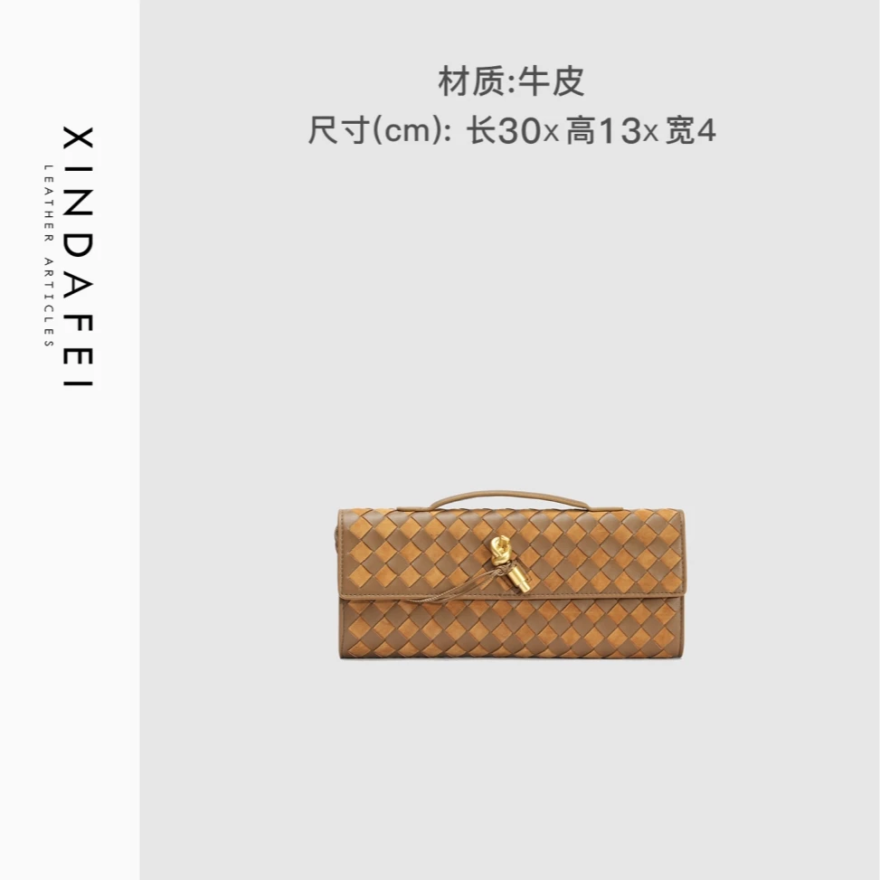 时尚手提9D324棕色轻奢斜挎女包