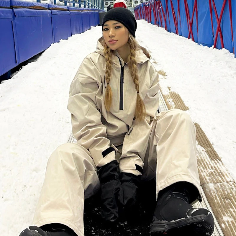 反季特价清仓2023新款滑雪服套装防水防风保暖耐磨户外加肥加大
