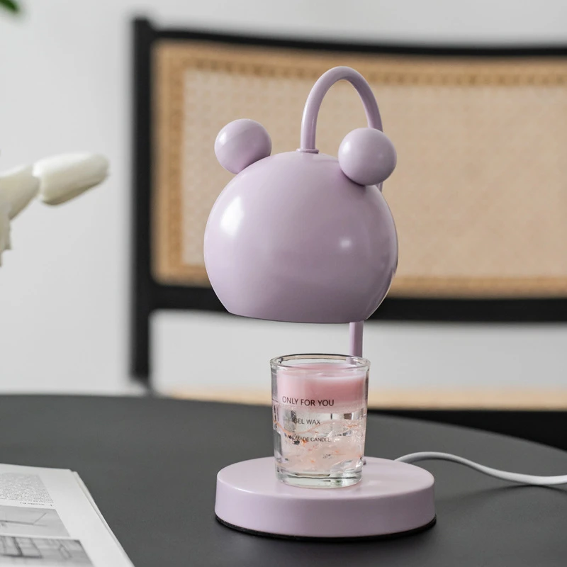 情侣礼物轻奢ins米奇香薰融蜡灯少女浪漫卧室香氛围创意小夜灯