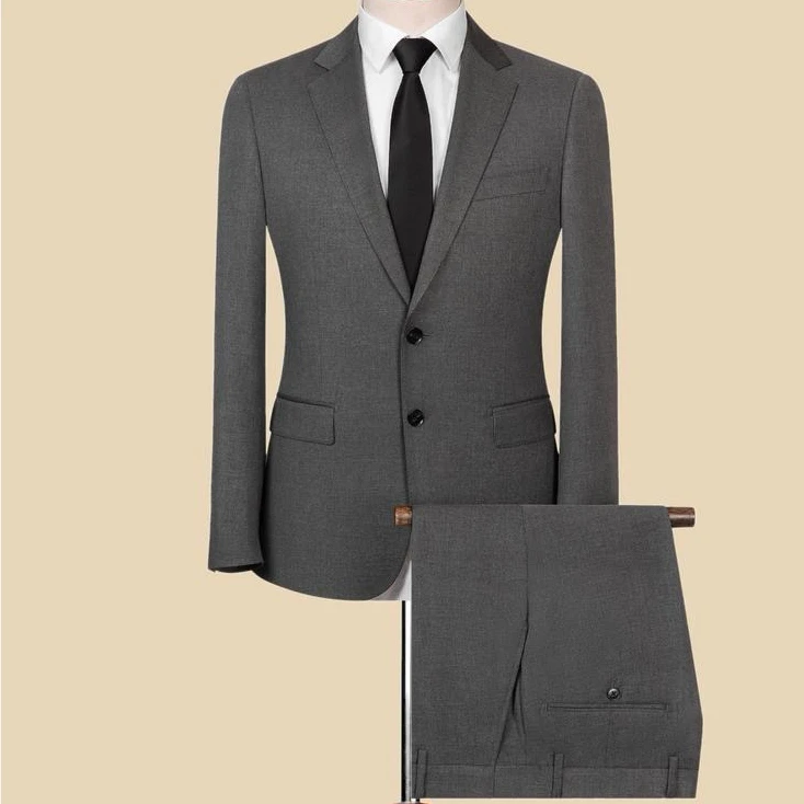 量身定制款西服套装图片为面料展示款式细节可更改均可定制