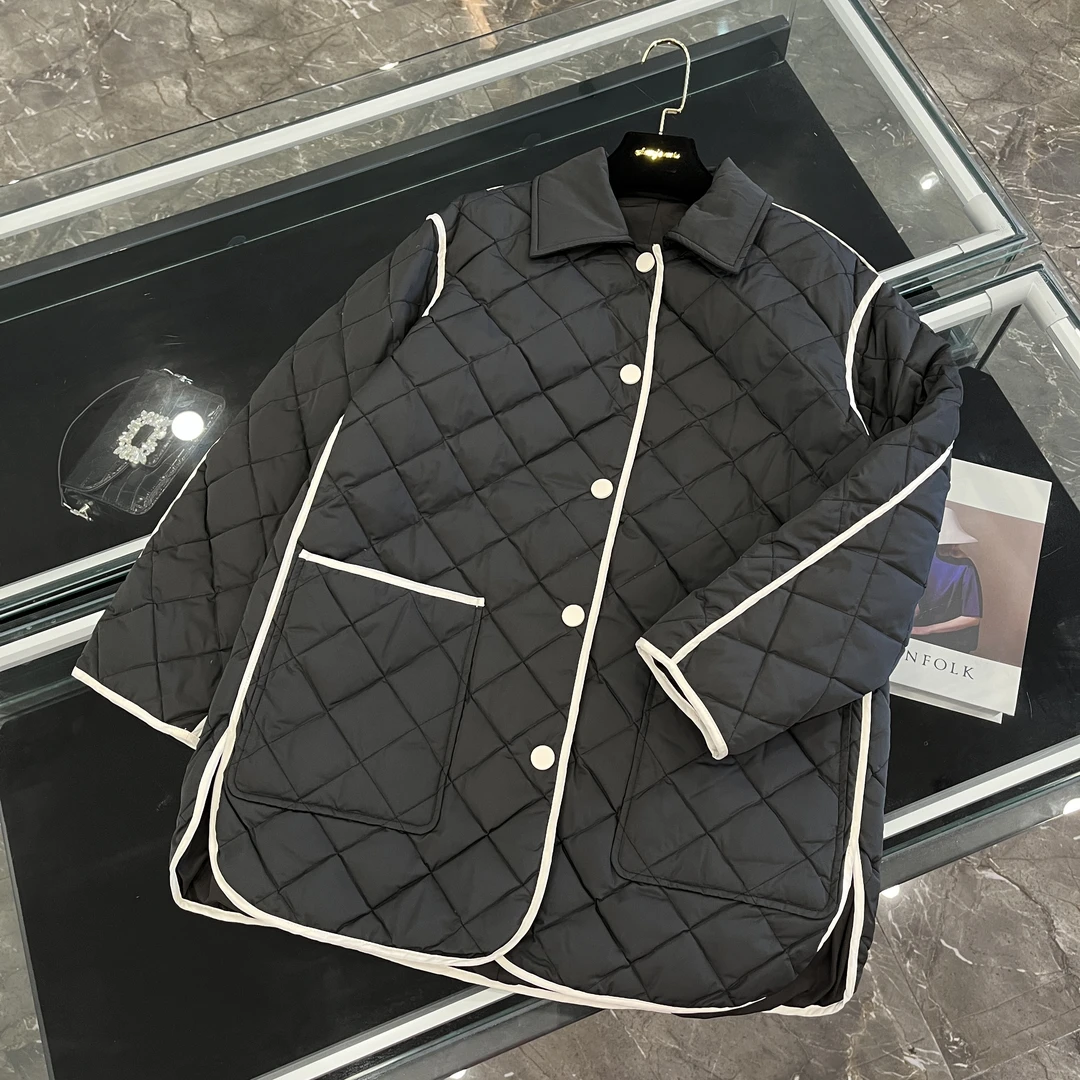 新款小香宽松轻便保暖羽绒服外套-259