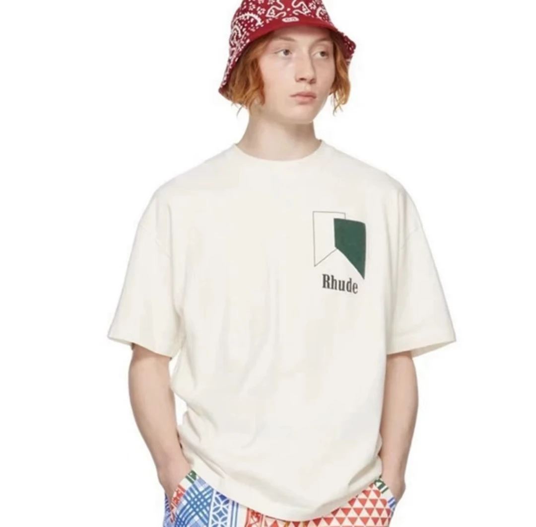 Rhude 经典白绿短袖