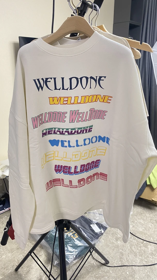 WE11DONE 弹幕印花卫衣 均码（vk）