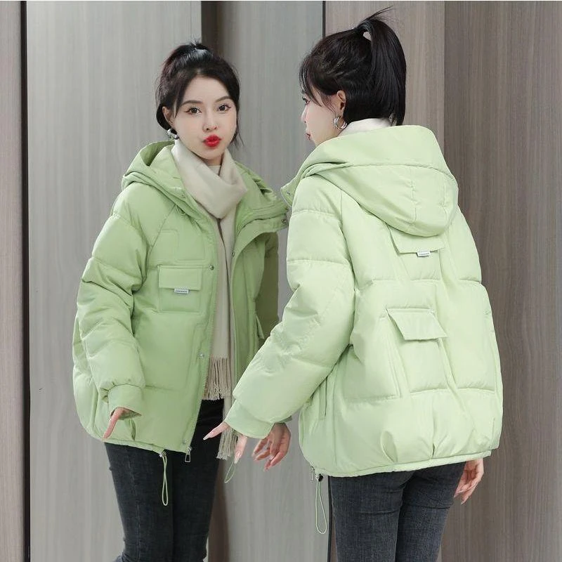 波司登减龄羽绒服女短款2023年冬季免洗宽松鸭绒加厚保暖小个子连