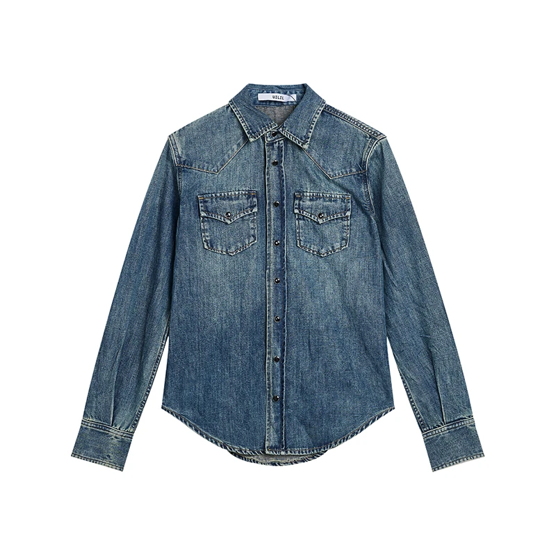 【李不了】牛仔衬衫10110UIL343C0004