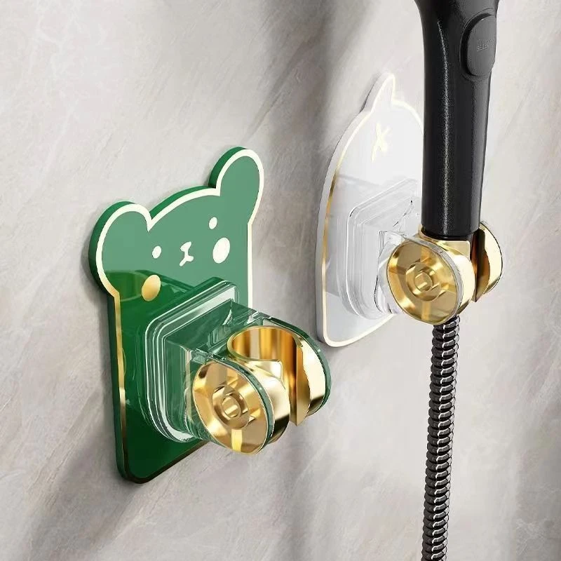 臻福乐免打孔花洒支架可调节喷头底座浴室淋浴莲蓬固定器通用挂座