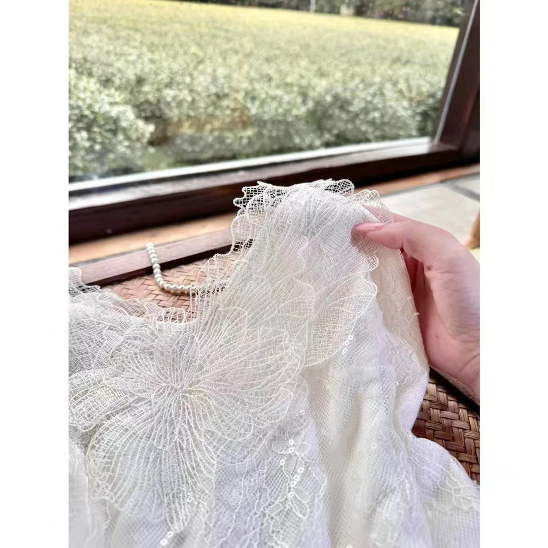 【婷婷】《小蔷薇吊带》莫奈花园风必备蕾丝吊带 2FTC025/TT2SQTH2315