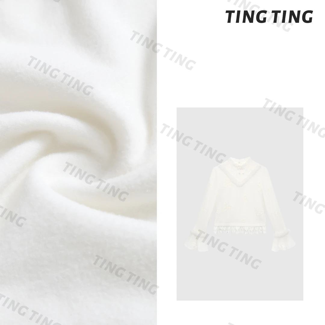 【婷婷】《云烟》定制水貂加绒内搭上衣 TTY2FD757