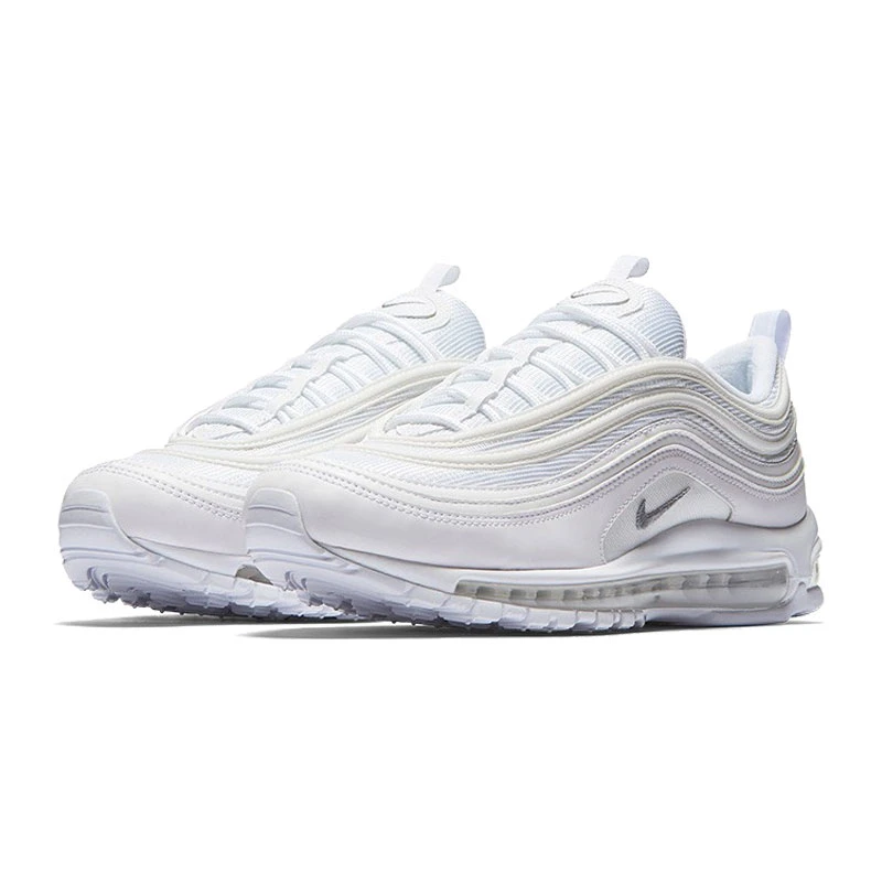 Nike耐克男鞋Air Max 97气垫跑鞋子弹头白色休闲运动鞋921826-101