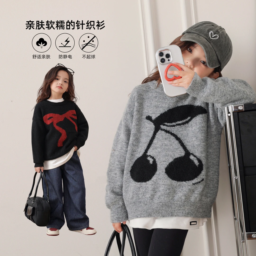 NORNOR陈大猪毛衣2024冬季新款洋气时髦毛衫内搭上衣-NFM94017