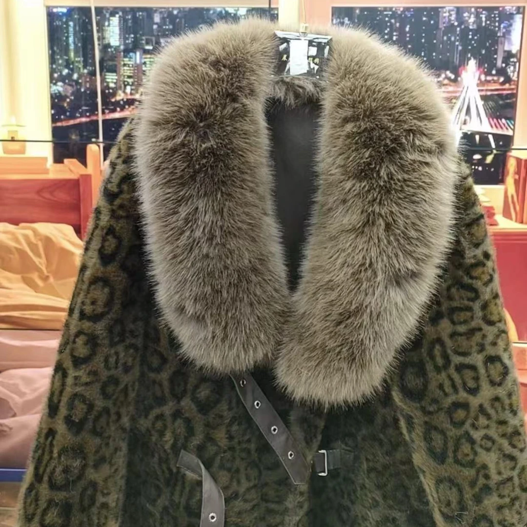 29140 豹纹系列新款时尚百搭网红设计师外套