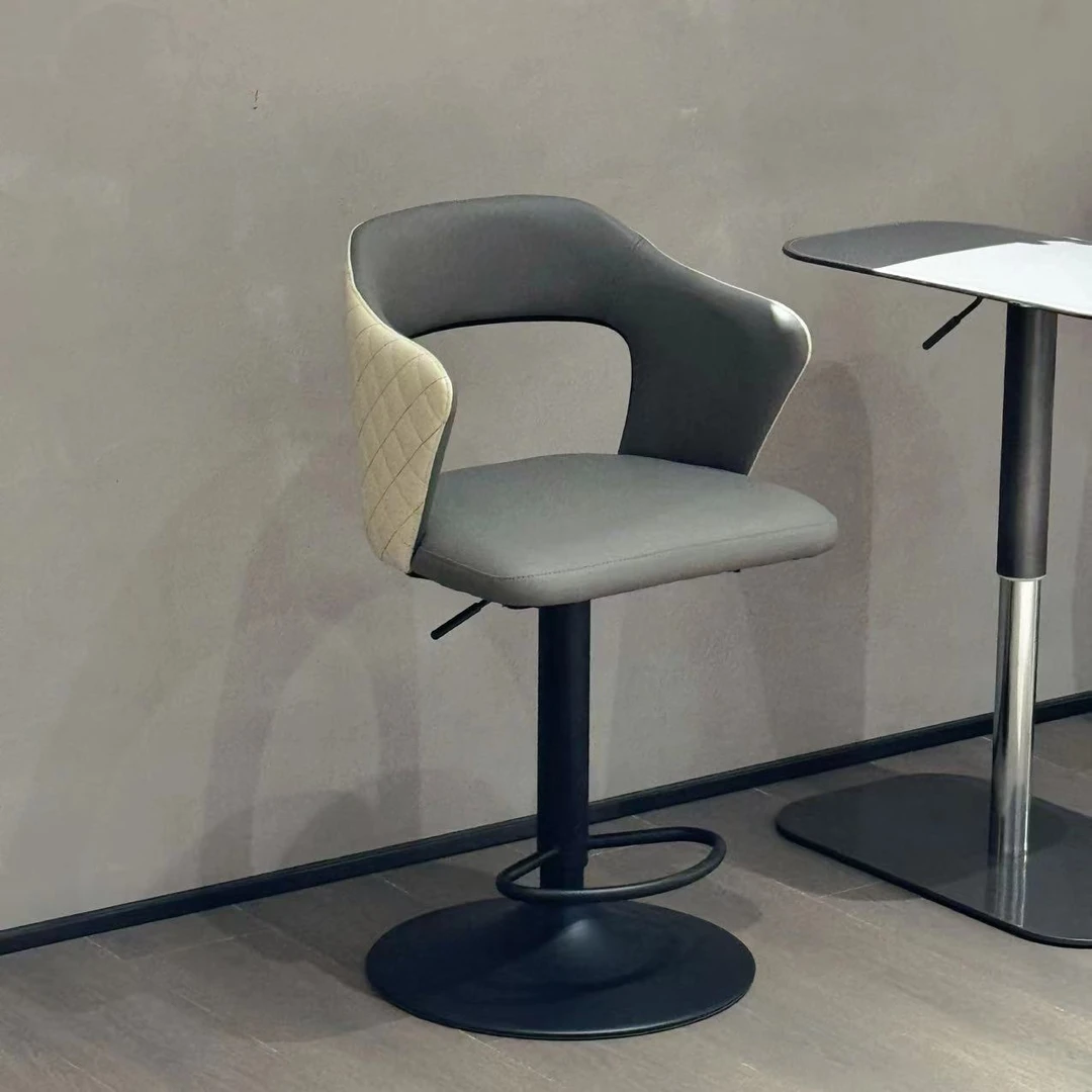 意式极简刺绣升降吧椅（510*460*840-1100）