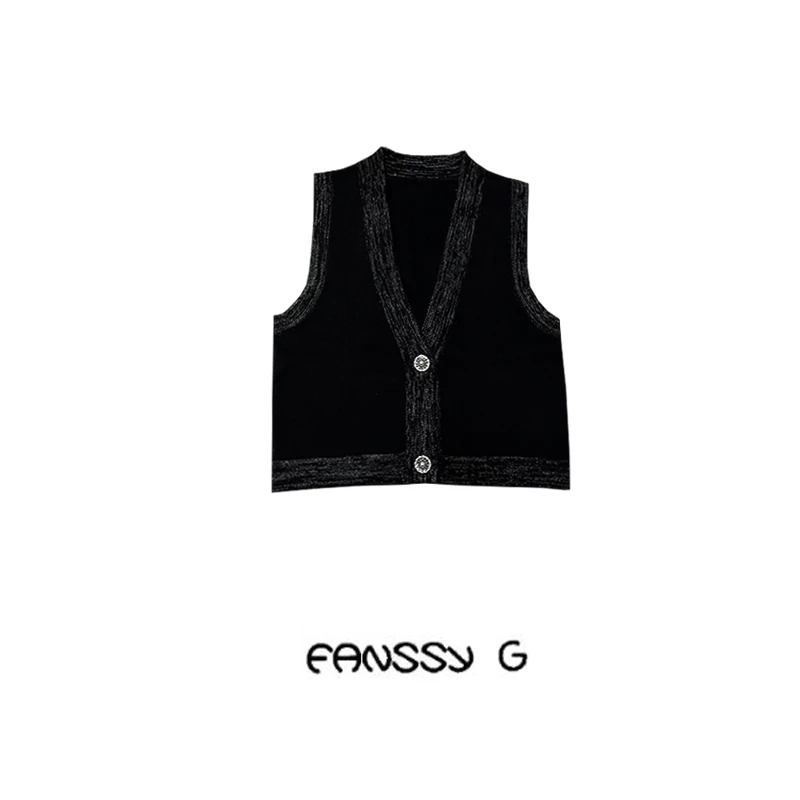 EANSSY G福利小香风复古无袖马夹马甲NA2308A007