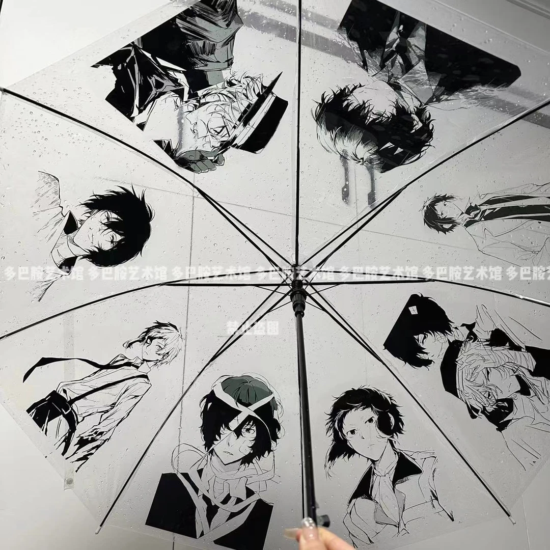 文豪野犬周边雨伞动漫绘画痛伞太宰治中原中也高颜值折叠雨伞痛伞