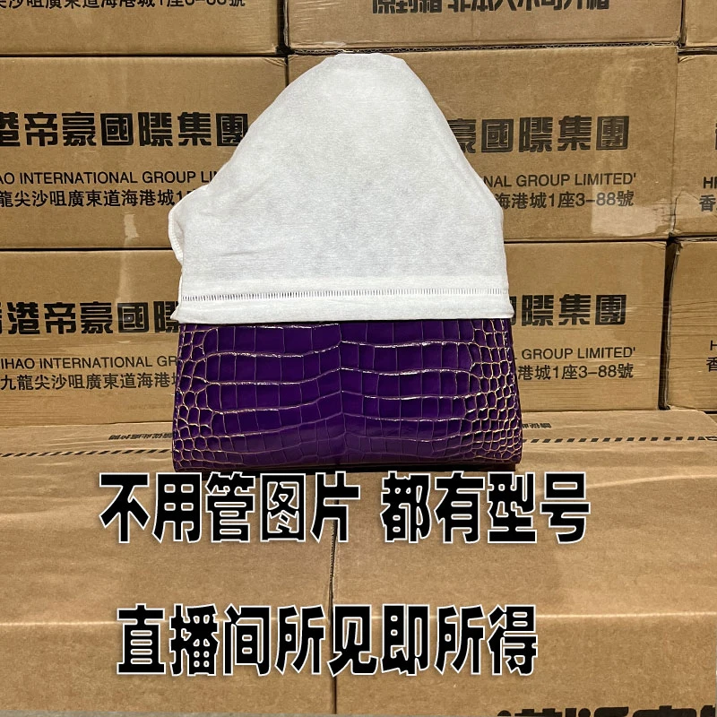 【香港帝豪8851紫色】港澳定制2023新款女神高端经典单肩包包