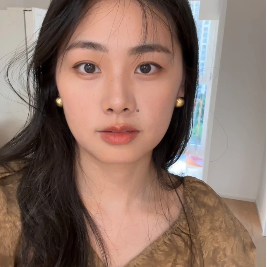 合金耳饰 杨采钰同款金属拉丝球耳钉港风蚊香盘耳夹无耳洞