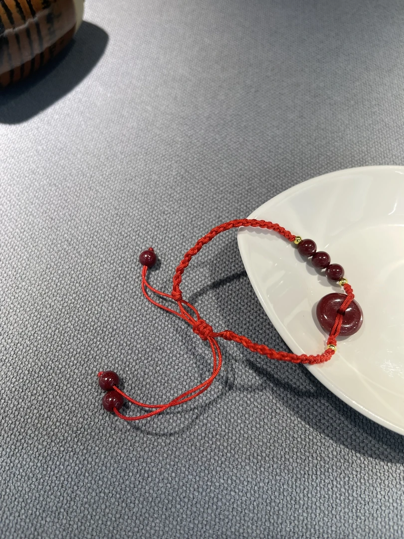 含辰砂工艺品手绳款单圈手链11