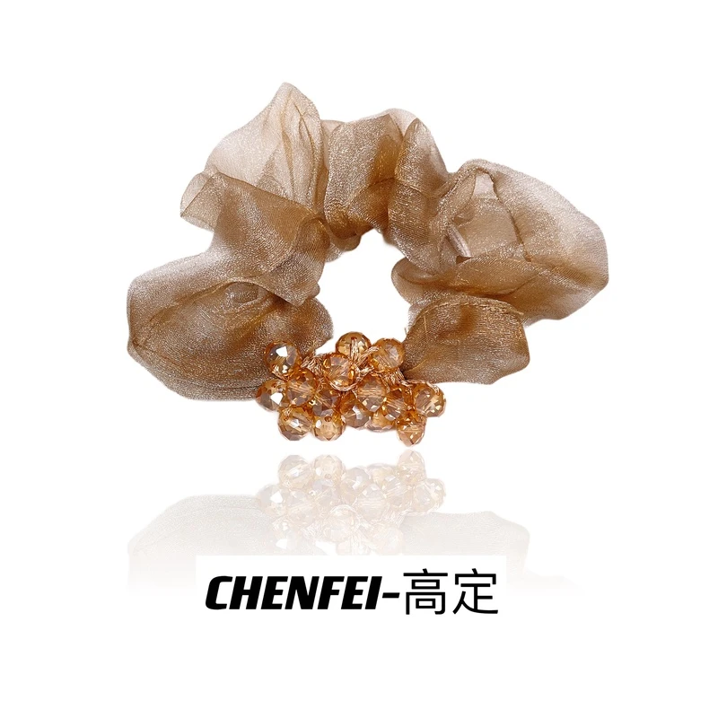 A网红新款头花大肠发圈高级感头绳女扎头发绳皮筋头饰夏季1477