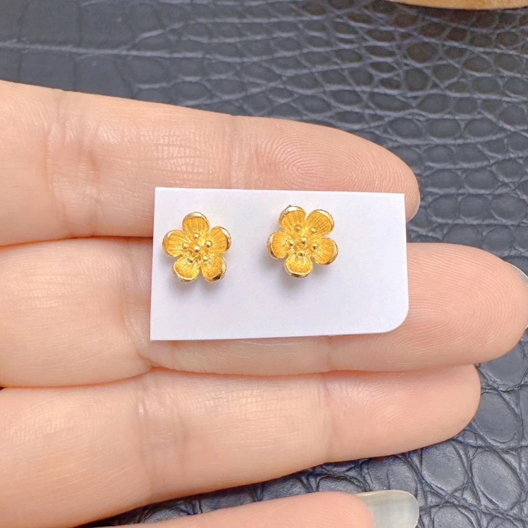 铜合金耳饰 精工时尚精品耳钉百搭款